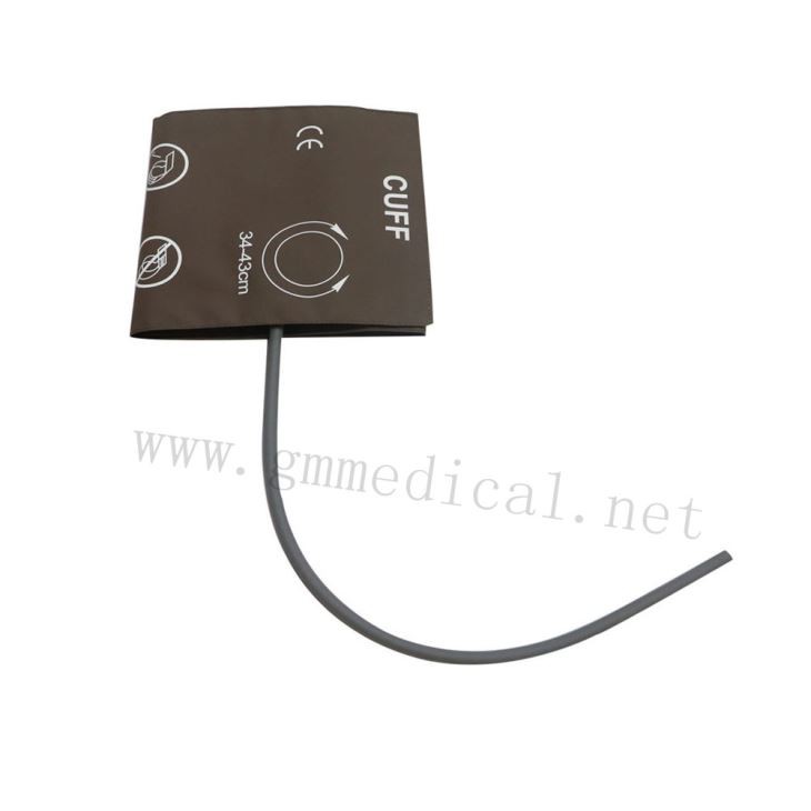 Opätovne použiteľná manžeta s jedným tubusom na krvný tlak, 34-43cm