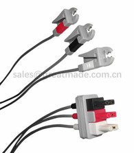 Kompatibilná súprava bezpečných elektród M1605A, 3-zvodová, AHA, 3 st., AA 2PIN / Snap