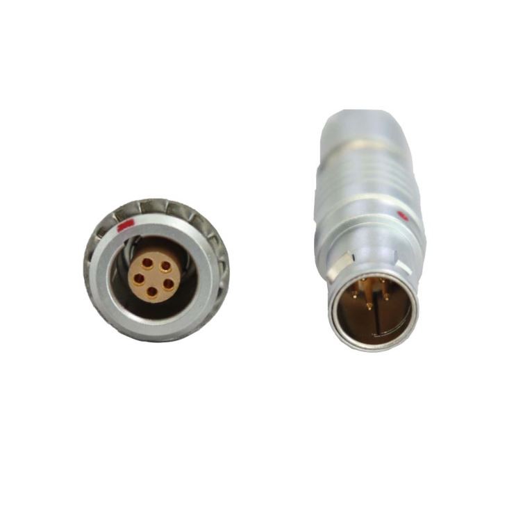 FGG EGG 1B Series 305 push-pull Metal straight plug/ Fixed Socket connector