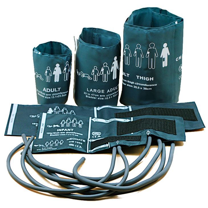 Novorodenca, dieťa, dieťa, dospelý, THIGH krvný tlak manžeta s gasbagom