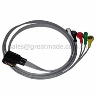 Kompatibilný Philips Digitrak Plus 24 hodinový Holter 3100A, 5-zvodový, Snap